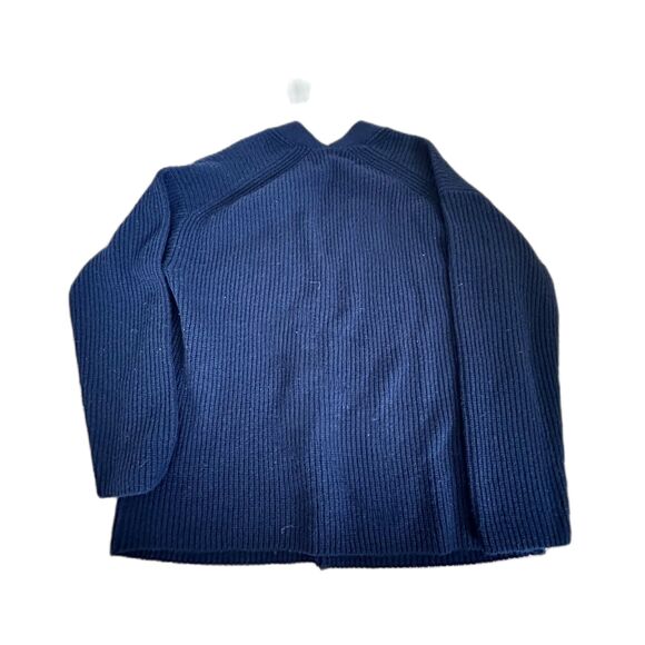 Vince Weekend Cardigan Button Up Wool and Cashmere Navy Sweater Size Large New - Picture 3 of 9